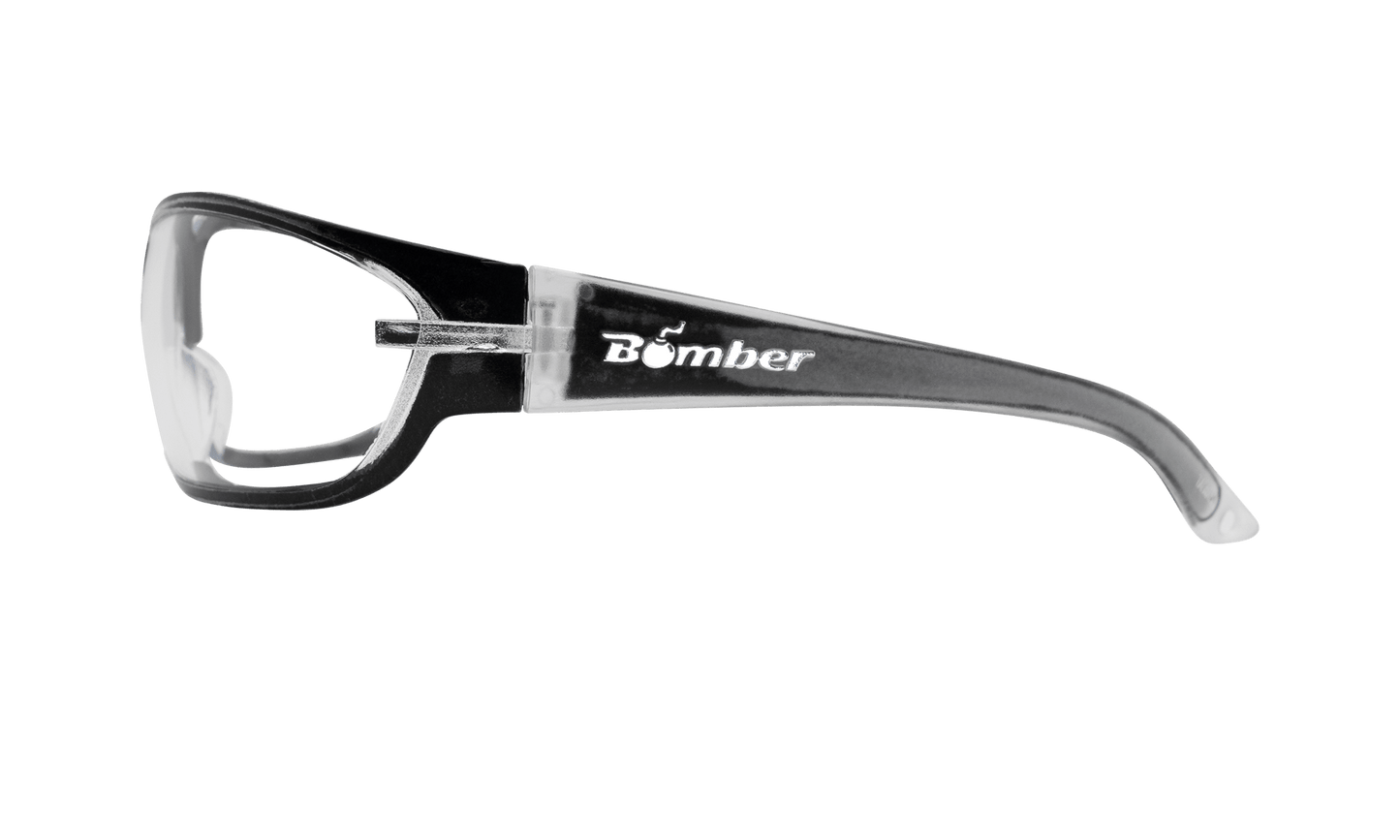H - Bomb Safety Spoggle Clear - Safety Glasses - Bomber Eyewear - HF101SP