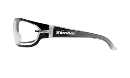 H - Bomb Safety Spoggle Clear - Safety Glasses - Bomber Eyewear - HF101SP