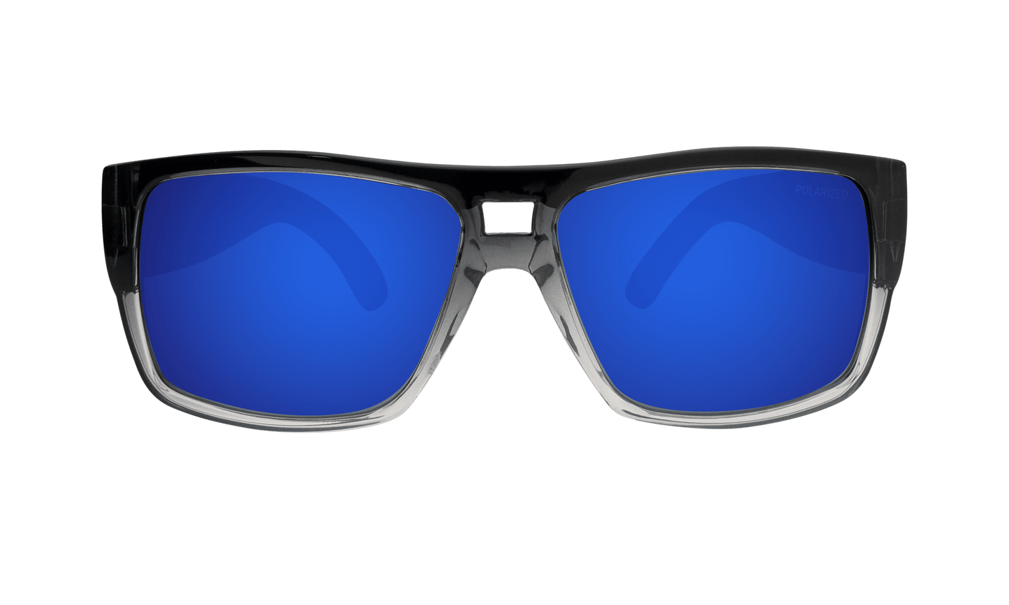 IRIE - Polarized Blue Mirror Crystal - Sunglasses - Bomber Eyewear - IRE114BMBF