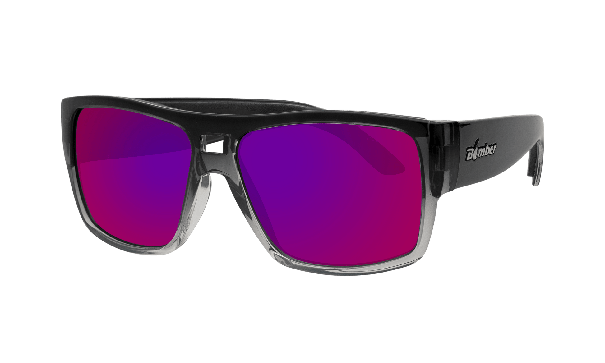 IRIE - Polarized Pink Mirror Crystal - Bomber Eyewear - IRE114PMPF