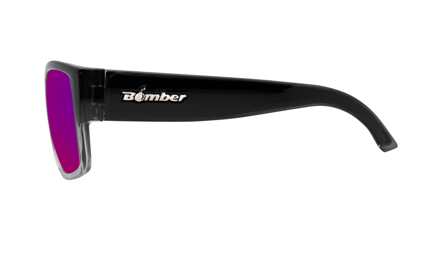 IRIE - Polarized Pink Mirror Crystal - Bomber Eyewear - IRE114PMPF
