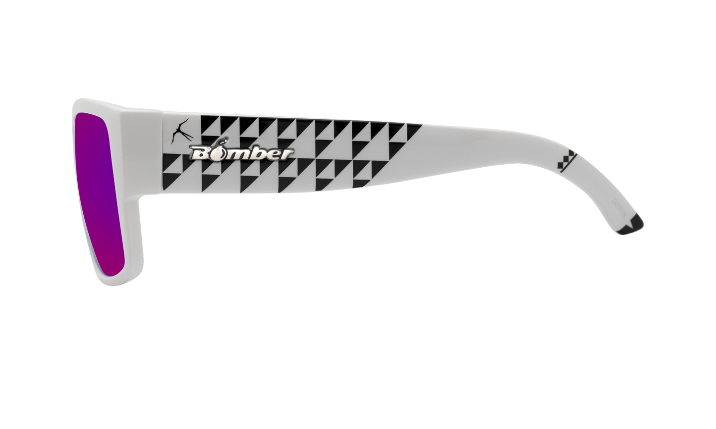 IRIE - Polarized Pink Mirror White - Sunglasses - Bomber Eyewear - IRE113PMPF