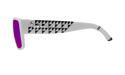 IRIE - Polarized Pink Mirror White - Sunglasses - Bomber Eyewear - IRE113PMPF