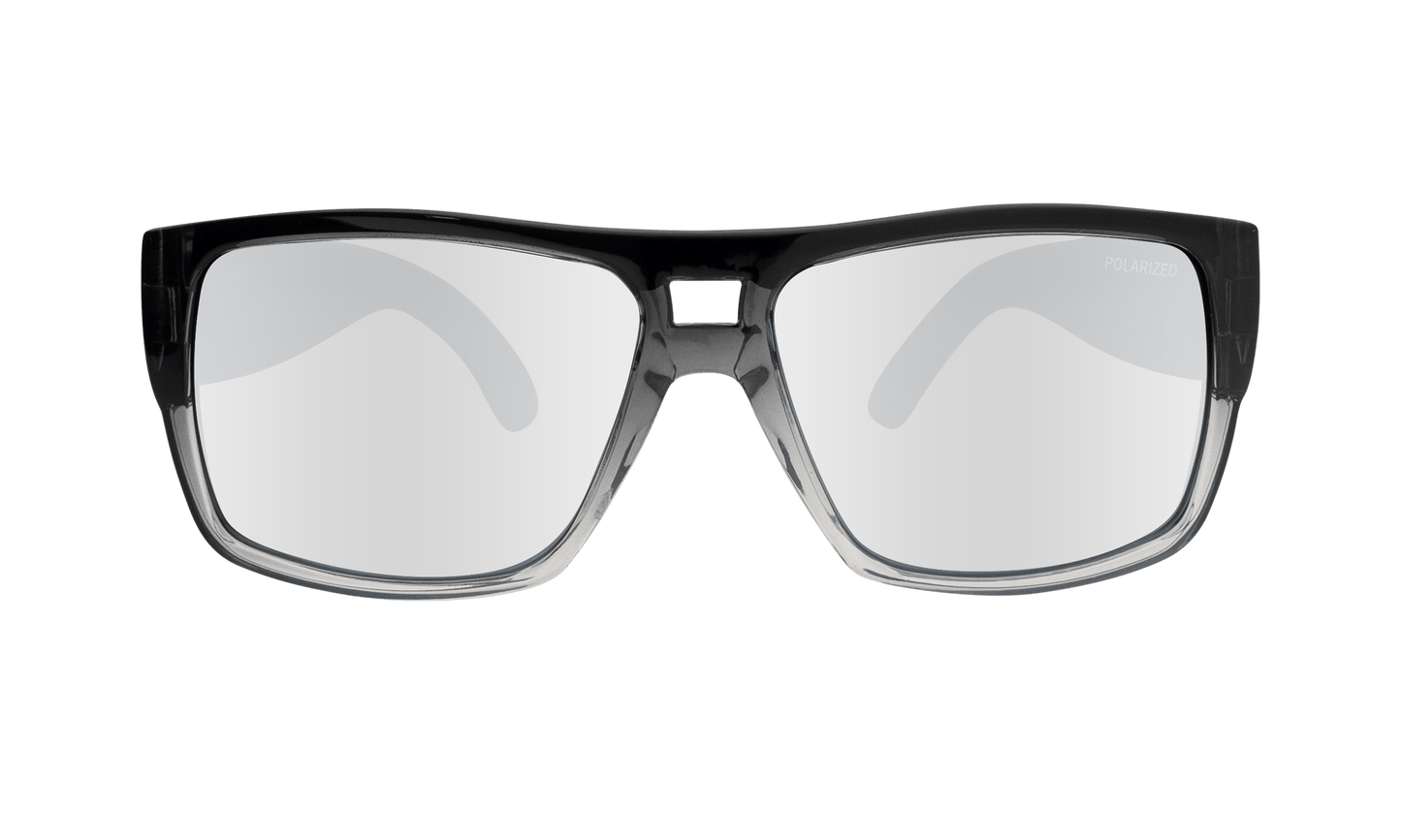 IRIE - Polarized Silver Mirror Crystal - Sunglasses - Bomber Eyewear - IRE114