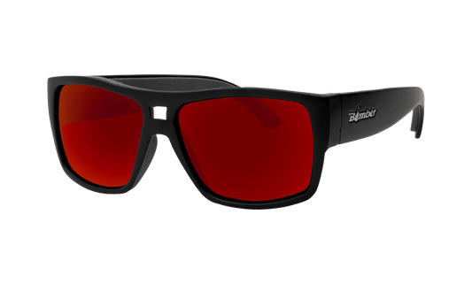 IRIE - Red Mirror Rasta Black - Bomber Eyewear - IRE101RMRSTA