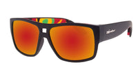 IRIE - Red Mirror Rasta Black - Sunglasses - Bomber Eyewear - IRE101RMRSTA