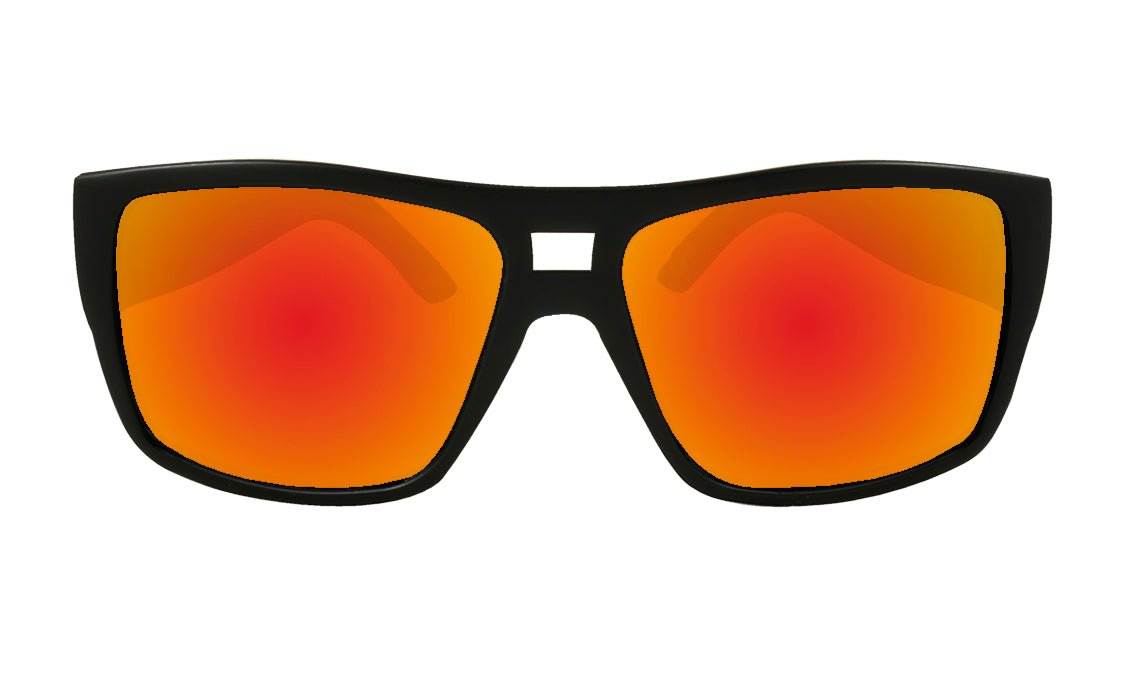 IRIE - Red Mirror Rasta Black - Sunglasses - Bomber Eyewear - IRE101RMRSTA