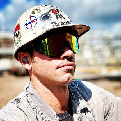 JAGER Bomb Safety - Gold Mirror - Safety Glasses - Bomber Eyewear - JB103GLD