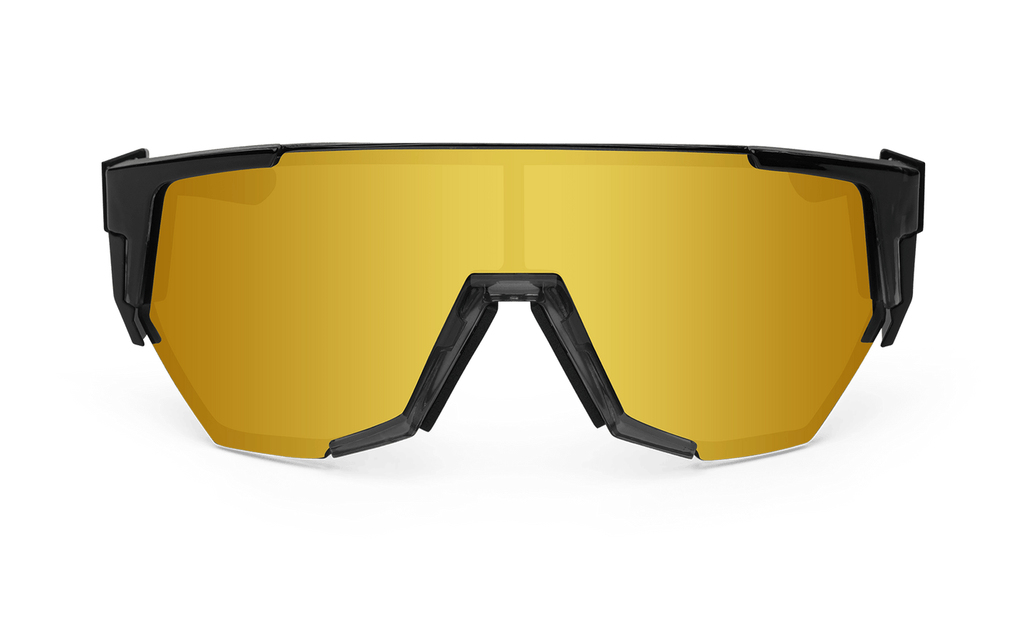 JAGER Bomb Safety - Gold Mirror - Safety Glasses - Bomber Eyewear - JB103GLD