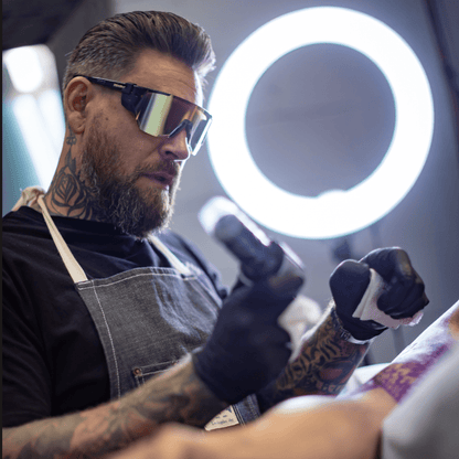 JAGER Bomb Safety - Gold Mirror - Safety Glasses - Bomber Eyewear - JB103GLD