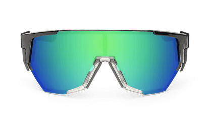 JAGER Bomb Safety - Green Mirror Polarized Crystal - Safety Glasses - Bomber Eyewear - JB114GM