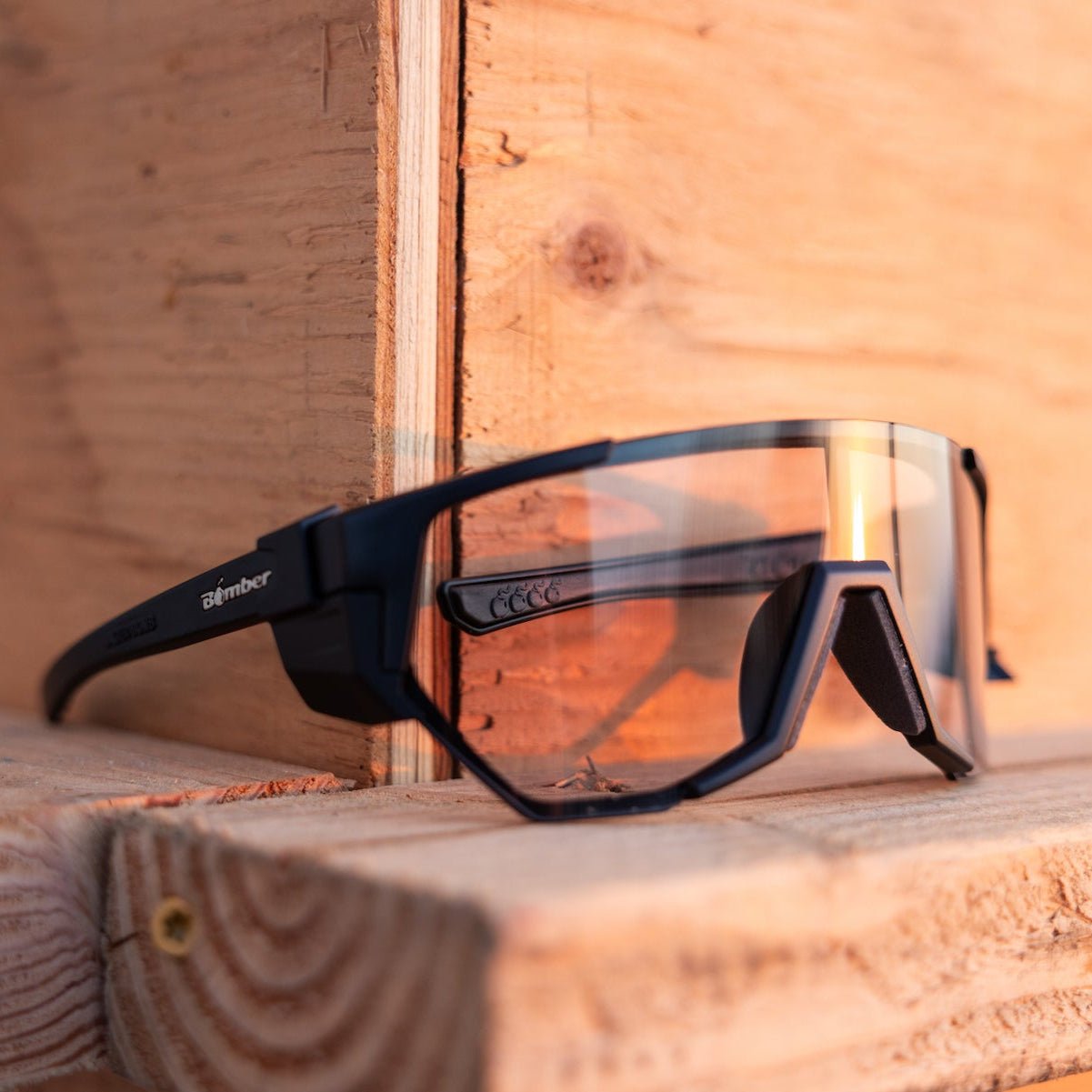 JAGER Bomb Safety - Photochromic - Safety Glasses - Bomber Eyewear -  JB201