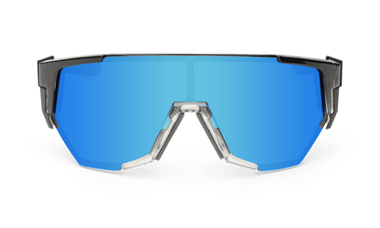 JAGER Bomb Safety - Polarized Ice Blue Mirror Crystal - Safety Glasses - Bomber Eyewear - JB114ICE