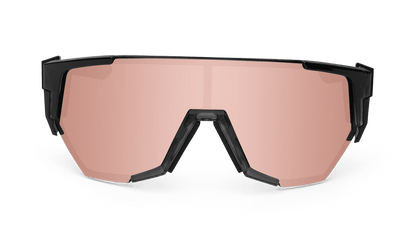 JAGER Bomb Safety - Polarized Rose Gold Pink Mirror Crystal - Safety Glasses - Bomber Eyewear - JB114PM
