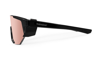 JAGER Bomb Safety - Polarized Rose Gold Pink Mirror Crystal - Safety Glasses - Bomber Eyewear - JB114PM