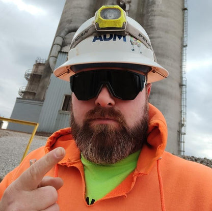 JAGER Bomb Safety - Polarized Smoke - Safety Glasses - Bomber Eyewear - JB111