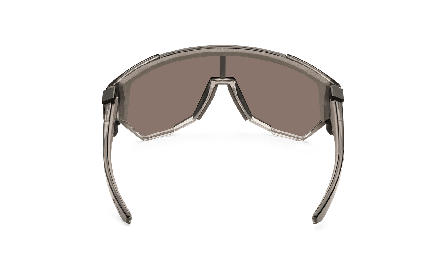 JAGER Bomb Safety - Silver Mirror Crystal - Safety Glasses - Bomber Eyewear - JB104