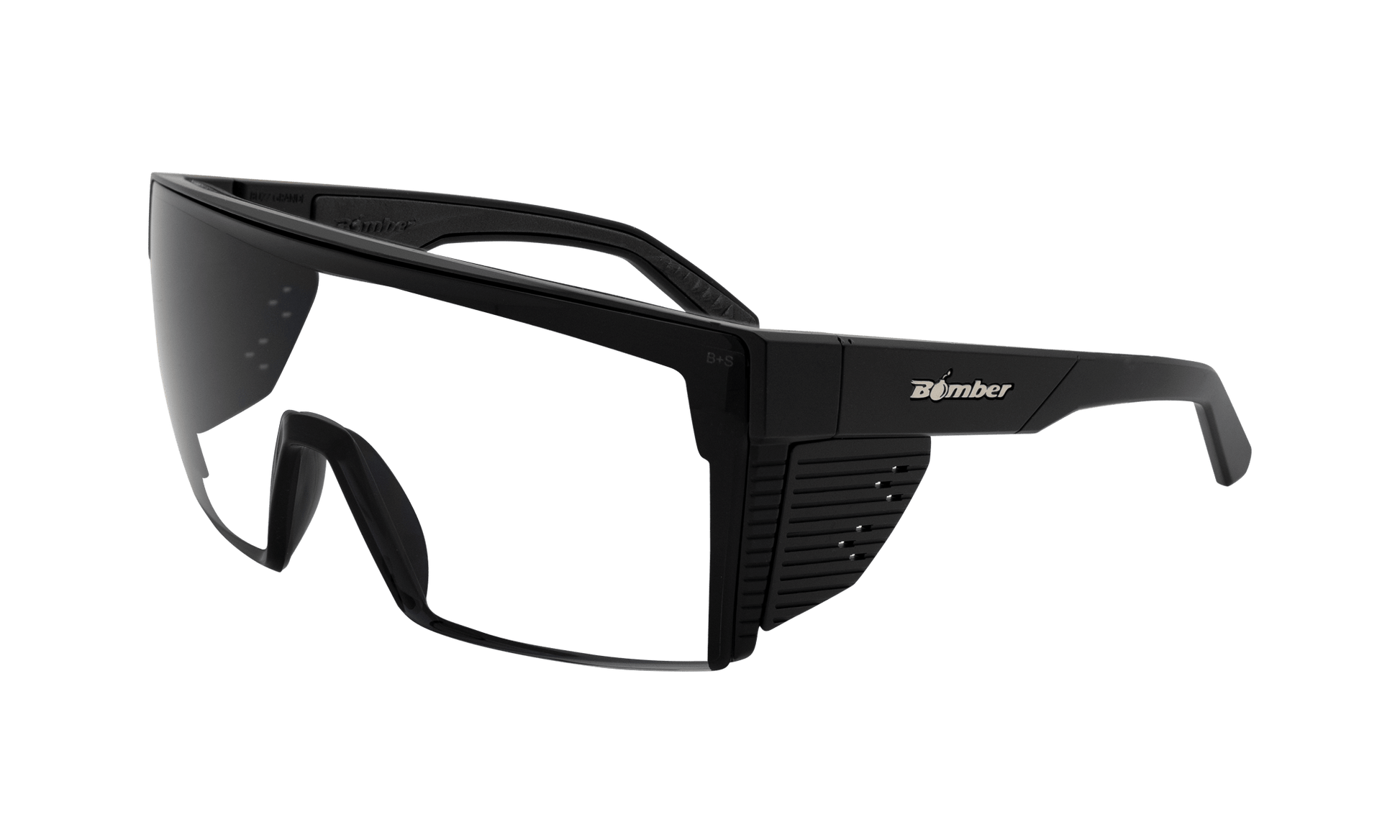 JOHNNY Safety - Clear Antifog - Safety Glasses - Bomber Eyewear - BZG101AF