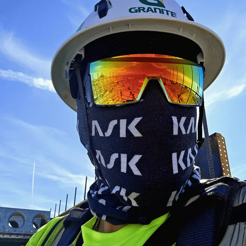 JOHNNY Safety - Red Mirror - Safety Glasses - Bomber Eyewear - BZG103RM