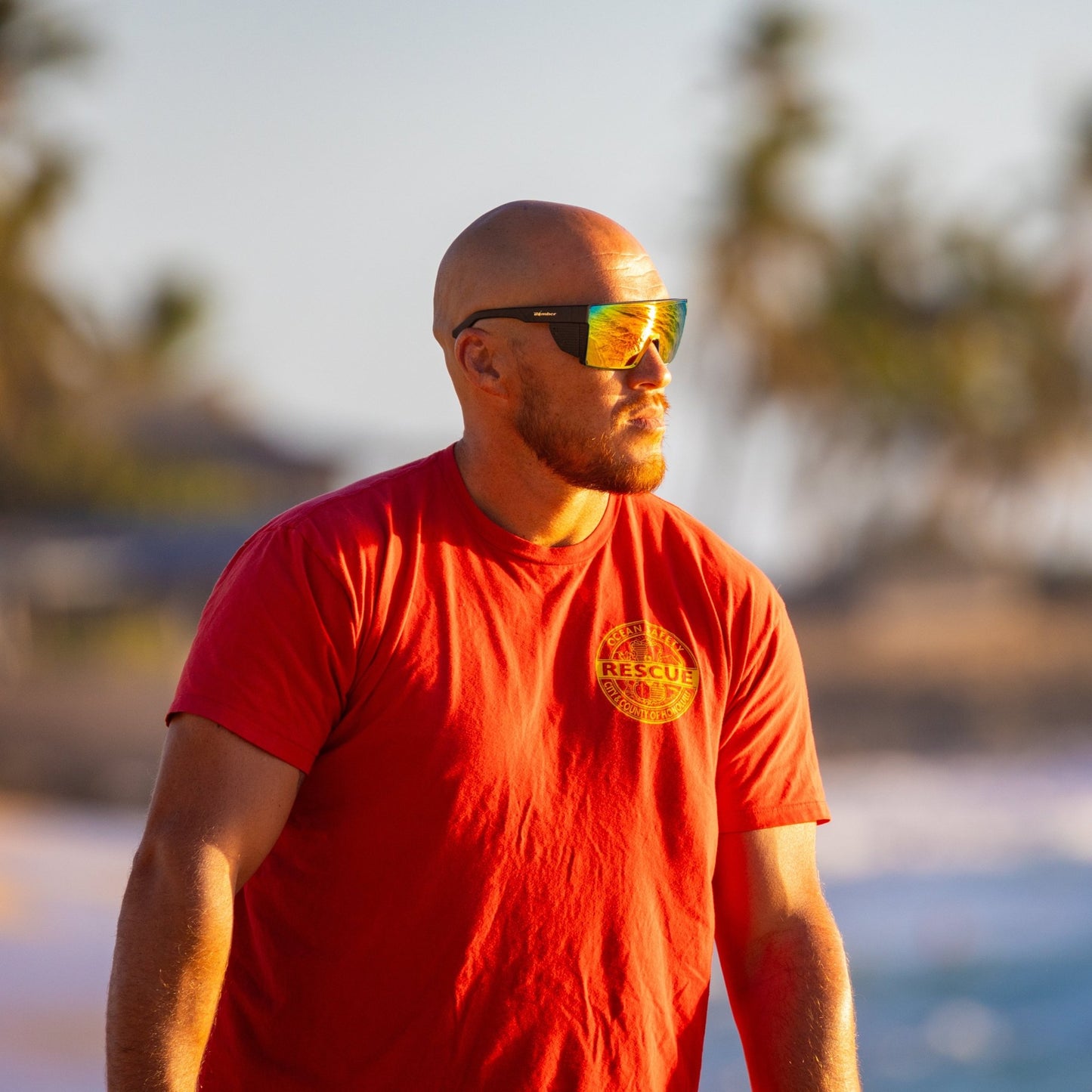 JOHNNY Safety - Red Mirror - Safety Glasses - Bomber Eyewear - BZG103RM