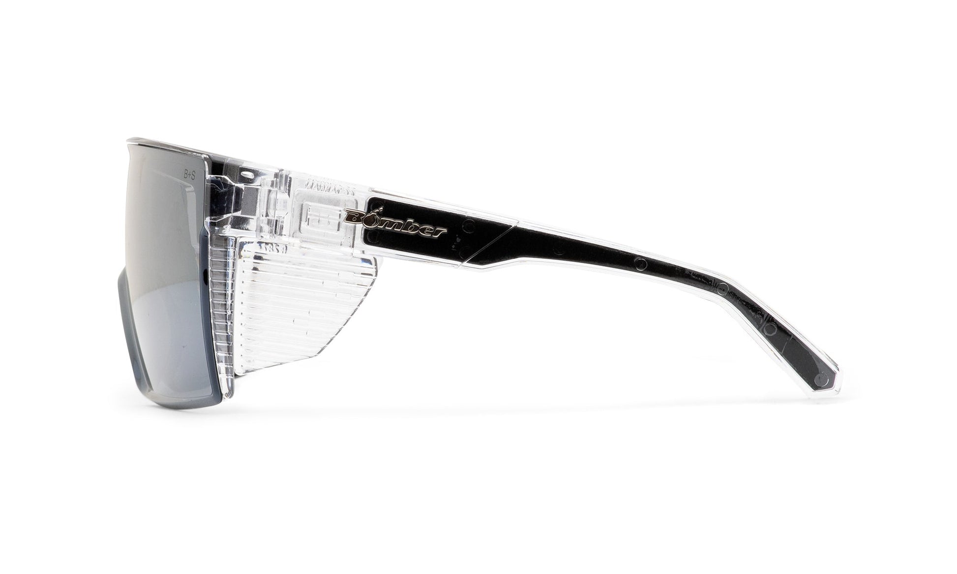 JOHNNY Safety - Silver Mirror - Safety Glasses - Bomber Eyewear - BZG104