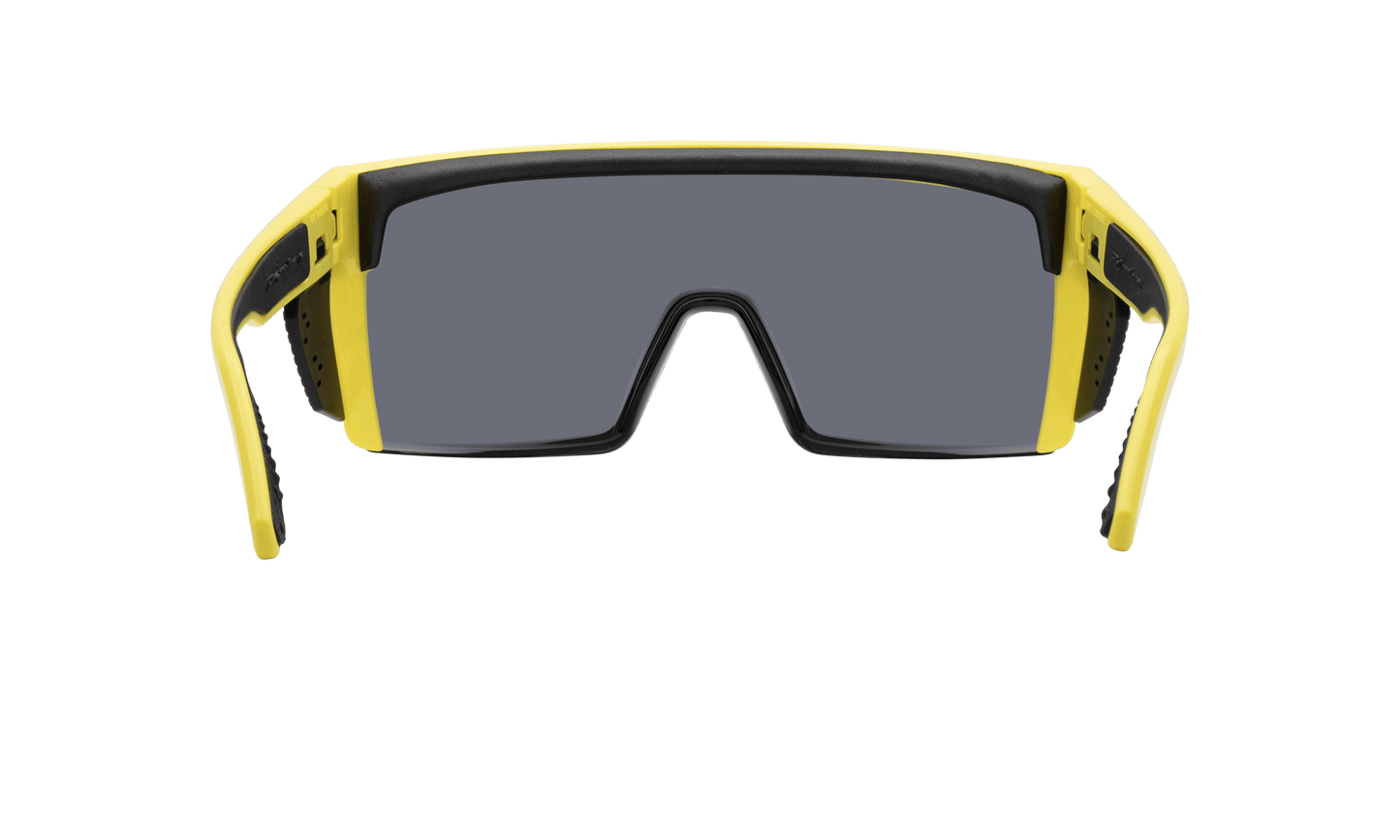 JOHNNY Safety - Smoke Hi Vis Yellow - Safety Glasses - Bomber Eyewear - BZG108
