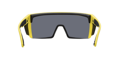 JOHNNY Safety - Smoke Hi Vis Yellow - Safety Glasses - Bomber Eyewear - BZG108