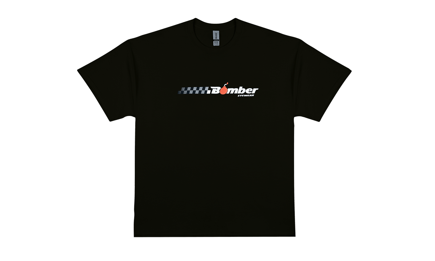 LOGO BLACK SHIRT - Bomber Eyewear - TS-BLK-SS-NO1-M