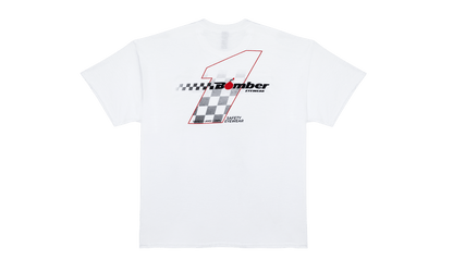 LOGO WHITE SHIRT - Bomber Eyewear - TS-WHT-SS-NO1-M