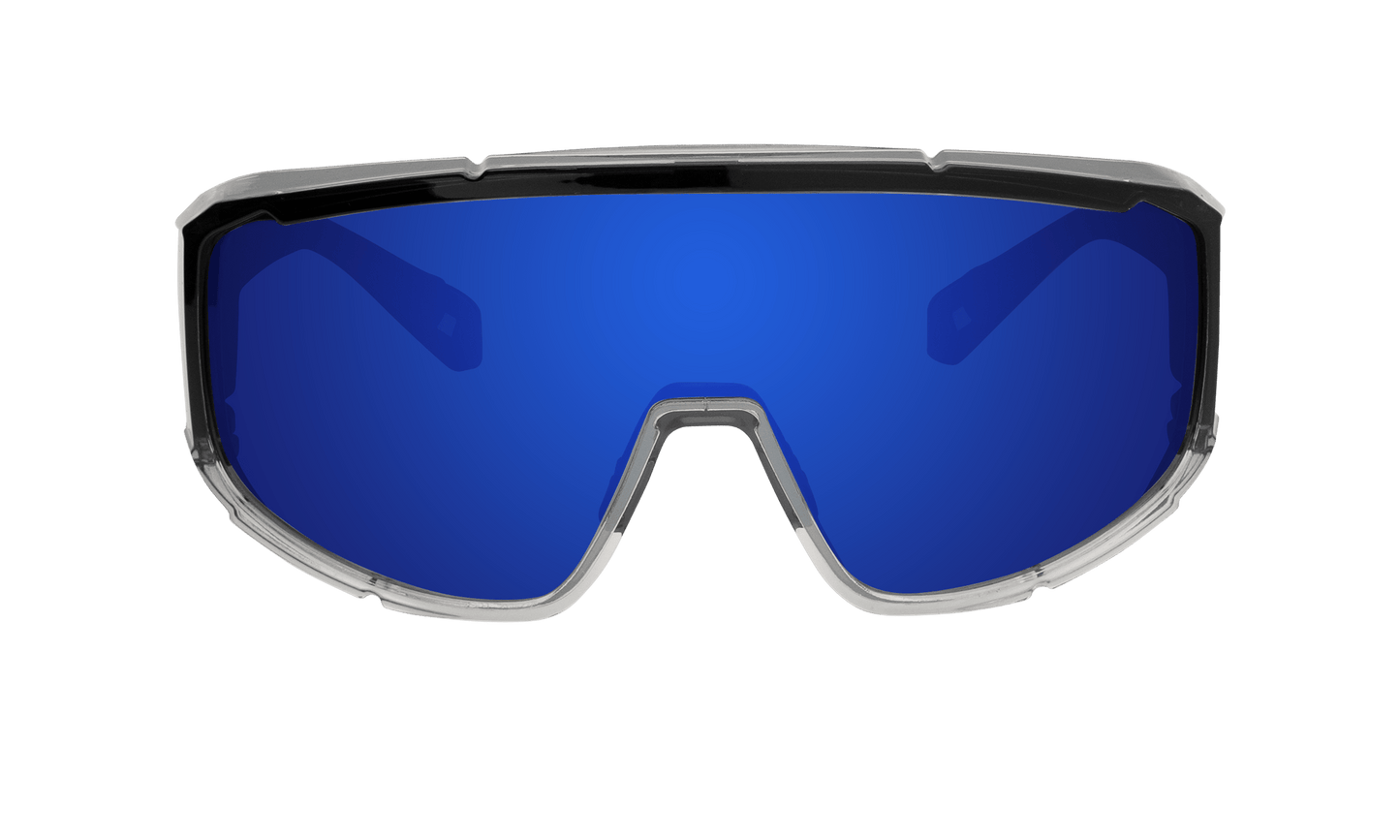 MAGNUM Safety - Blue Mirror Crystal - Safety Glasses - Bomber Eyewear - MG104BM