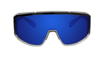 MAGNUM Safety - Blue Mirror Crystal - Safety Glasses - Bomber Eyewear - MG104BM