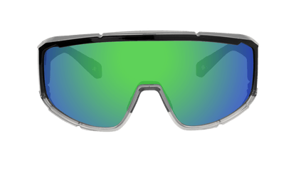 MAGNUM Safety - Green Mirror Crystal - Safety Glasses - Bomber Eyewear - MG104GM