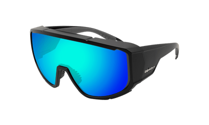 MAGNUM Safety - Polarized Ice Blue Mirror Crystal - Safety Glasses - Bomber Eyewear - MG114ICE
