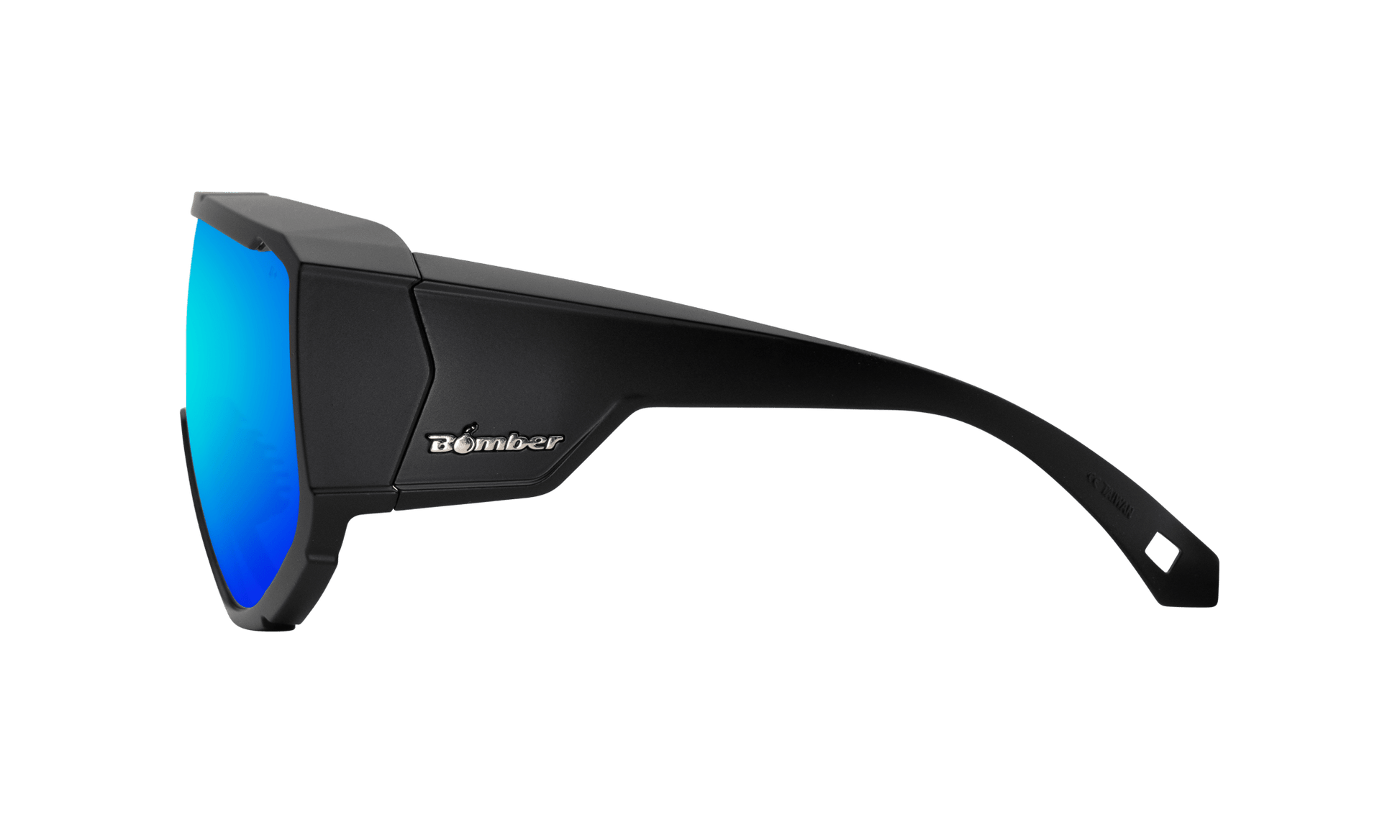 MAGNUM Safety - Polarized Ice Blue Mirror Crystal - Safety Glasses - Bomber Eyewear - MG114ICE