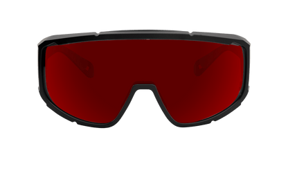 MAGNUM Safety - Polarized Red Mirror - Safety Glasses - Bomber Eyewear - MG111RM