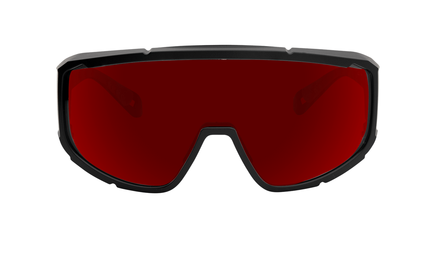 MAGNUM Safety - Red Mirror - Safety Glasses - Bomber Eyewear - MG103RM