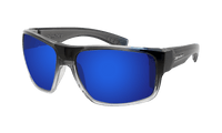 MANA - Polarized Blue Mirror Crystal - Safety Glasses - Bomber Eyewear - MA114BM