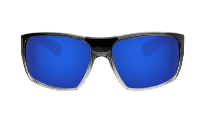 MANA - Polarized Blue Mirror Crystal - Safety Glasses - Bomber Eyewear - MA114BM
