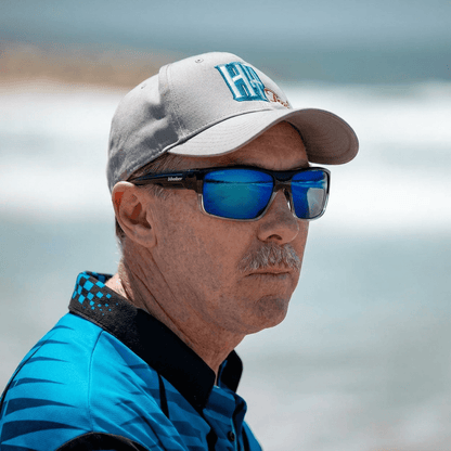 MANA - Polarized Blue Mirror Crystal - Safety Glasses - Bomber Eyewear - MA114BM