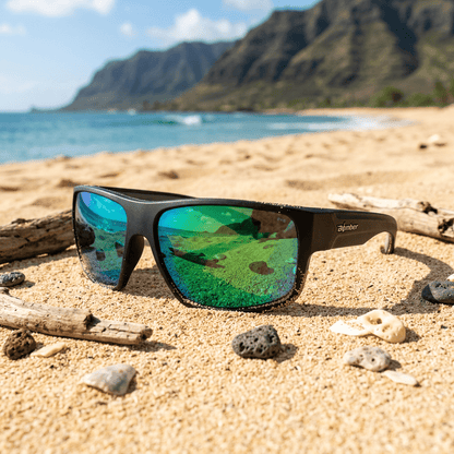 MANA Safety - Polarized Green Mirror - Sunglasses - Bomber Eyewear - MA111GM