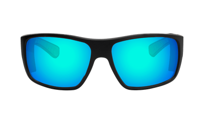 MANA Safety - Polarized Ice Blue Mirror - Safety Glasses - Bomber Eyewear - MA111ICE