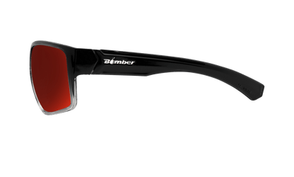 MANA Safety - Polarized Red Mirror Rasta - Safety Glasses - Bomber Eyewear - MA111RMRSTA