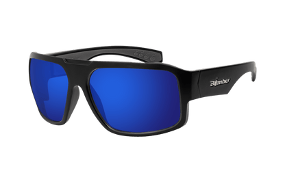 MEGA Safety - Blue Mirror - Safety Glasses - Bomber Eyewear - M103BM