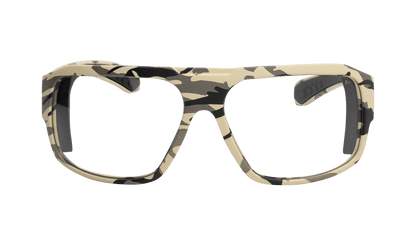 MEGA Safety - Clear Camo - Safety Glasses - Bomber Eyewear - M106C