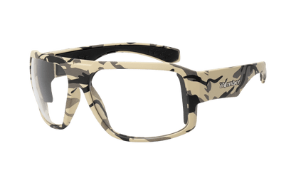 MEGA Safety - Clear Camo - Safety Glasses - Bomber Eyewear - M106C
