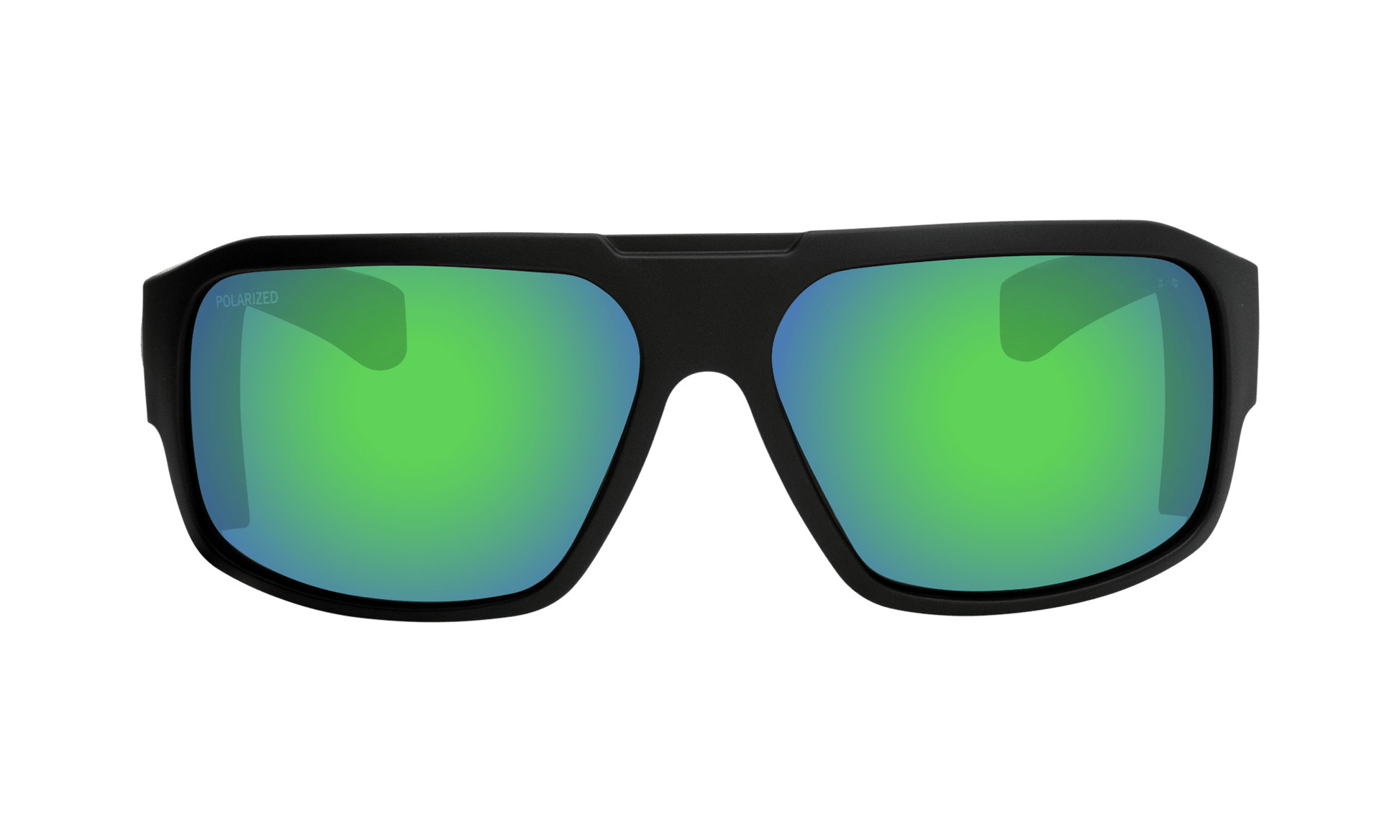MEGA Safety - Polarized Green Mirror Mana Series - Safety Glasses - Bomber Eyewear - M111GMM