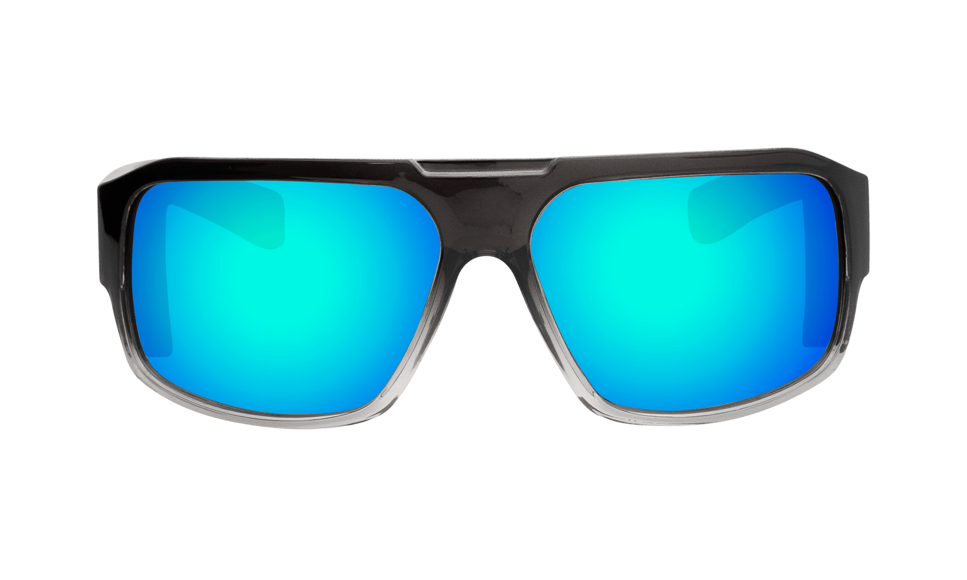 MEGA Safety - Polarized Ice Blue Mirror Crystal - Sunglasses - Bomber Eyewear - M114ICE