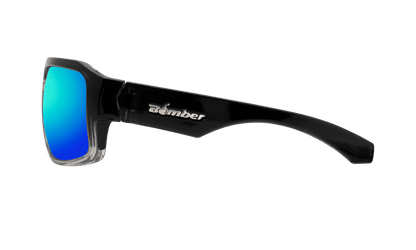 MEGA Safety - Polarized Ice Blue Mirror Crystal - Sunglasses - Bomber Eyewear - M114ICE