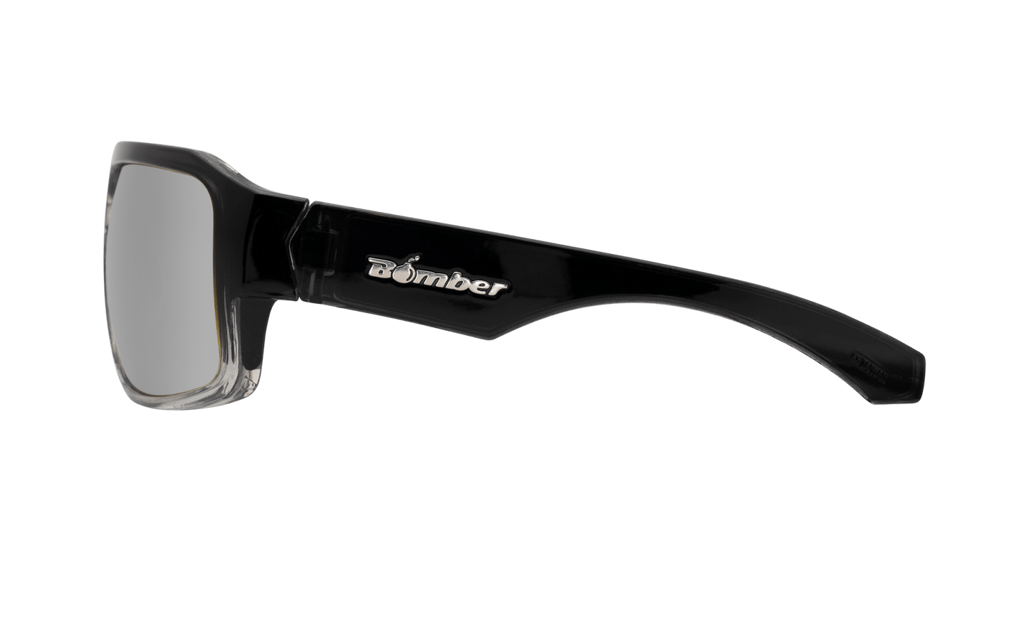 MEGA Safety - Polarized Silver Mirror Crystal - Safety Glasses - Bomber Eyewear - M114