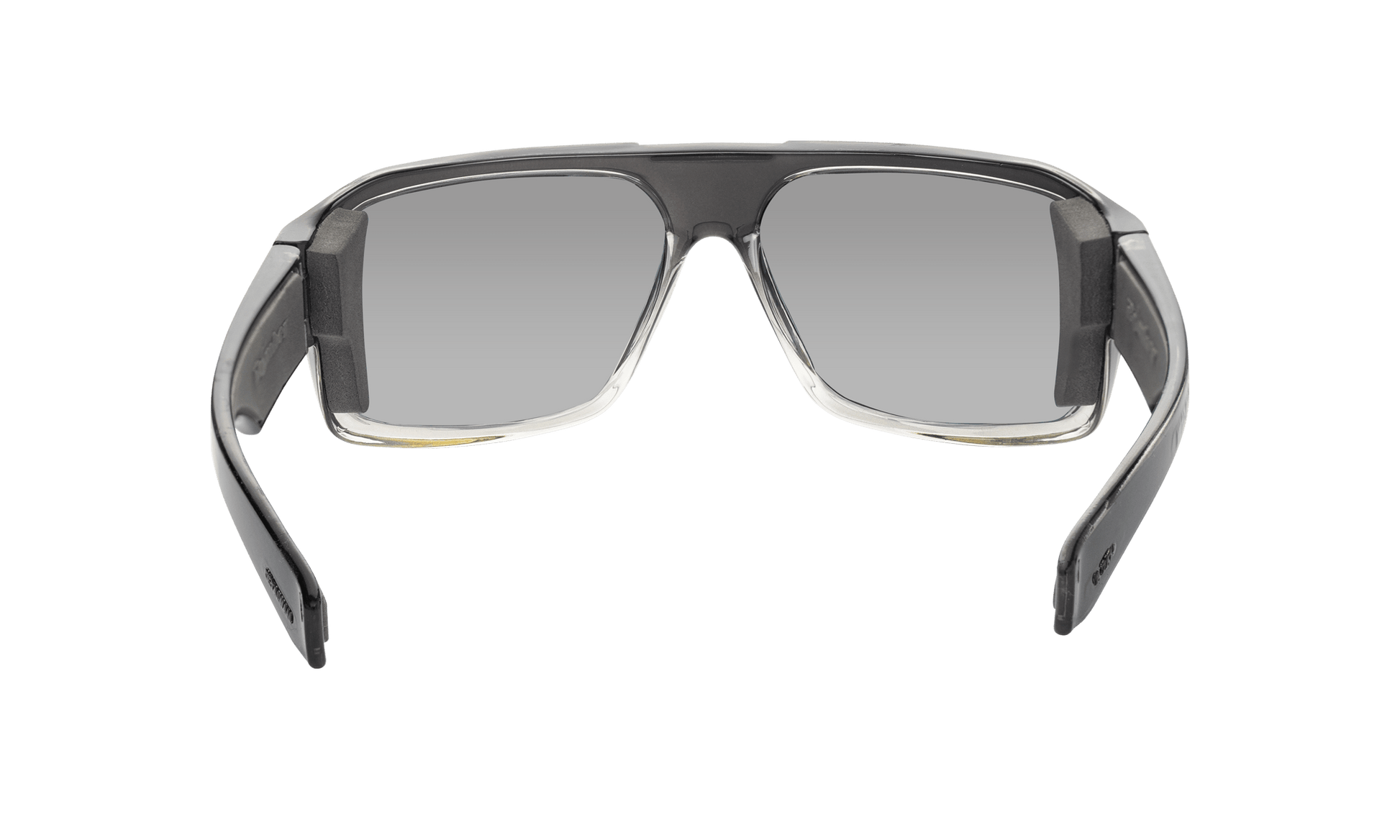 MEGA Safety - Polarized Silver Mirror Crystal - Safety Glasses - Bomber Eyewear - M114